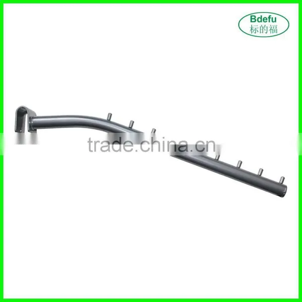 Silver Powder Coating Metal Display Hanging Hooks