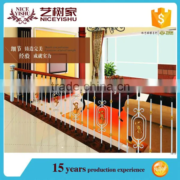 Wholesale Outdoor Wrought Iron Stair Railing, Balustrade, Iron Baluster With Good Price photo-4