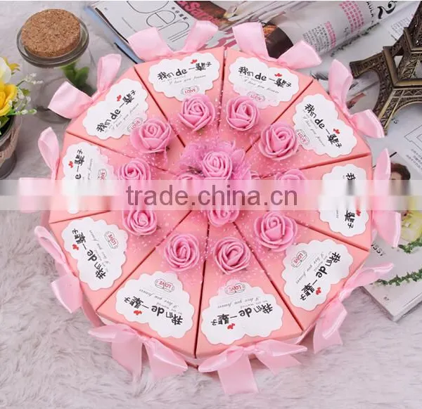 Hot Sale Lovely Wedding Favor Box Wedding Candy Box Gift Box photo-4