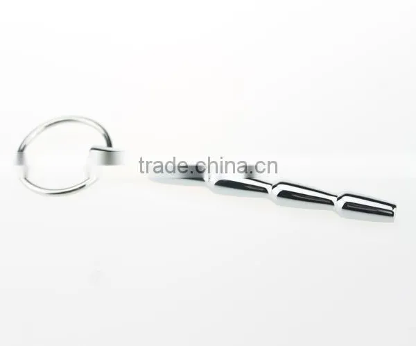 CTDA-013 Male Stainless Steel Soft Silicone Urethral Stretching Tube Urethra Metals Urine Catheter photo-4