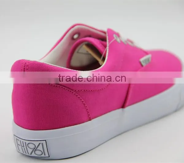 Slip-on Pink Women Canvas Shoes photo-5