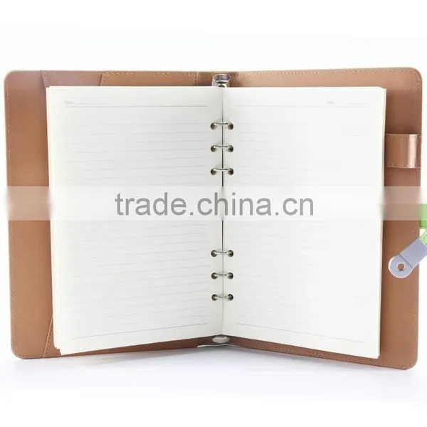 Plaro Business Leather Notebook Leather Portfolio Custom Logo photo-6