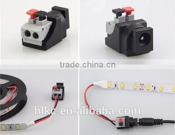 MALE 2.1MM X 5.5MM DC POWER CONNECTOR DIY SPRING CLAMP QUICK FIX photo-5