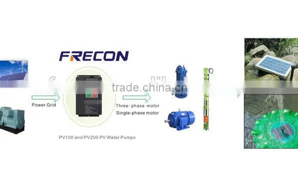 1.1KW~5.5KW Three (3) Phase AC Solar Pump Inverter With VFD MPPT