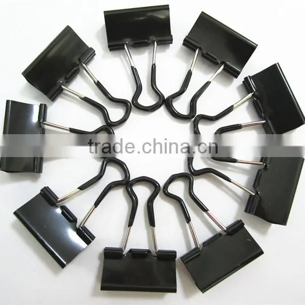 Office Black Binder Clips Rubber Binder Clip