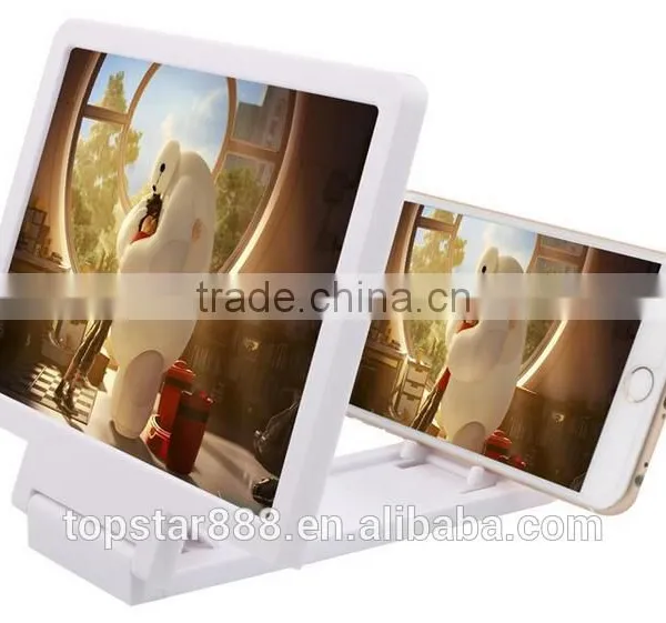 2015 New Arrived Universal Foldable 3D Mobile Phone Screen Magnifier, Mobile Phone Magnifier With Stand photo-5