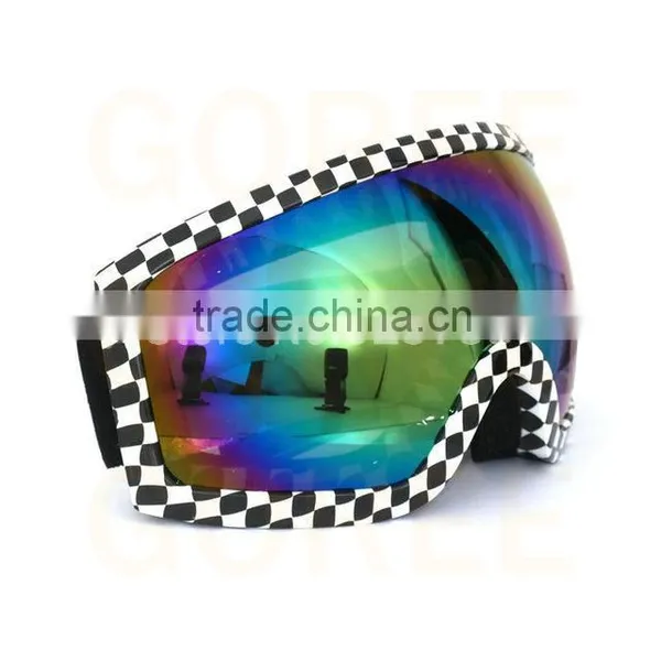 Adult Skiing Goggles Skating Glasses Ski Googles Anti-fog Clear Lens Mirrored Lenses Eyewear Riding Glasses