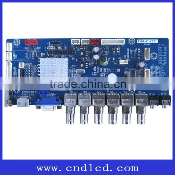 Industrial Factory Control LCD Security Monitor Display AV CCTV Board