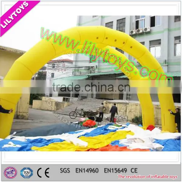Customized Special Inflatable Arch With Tent,inflatable Arch Door,double Infltable Advertising Arch photo-2