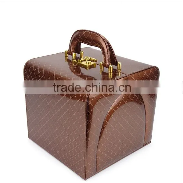 Chinese Factories Wholesale Custom High-grade PU Leather Jewelry Box, Drawer Storage Box photo-3