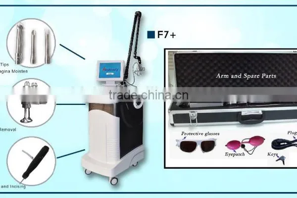 Tattoo /lip Line Removal Co2 Fractional Laser Machine 100um-2000um With Three Heads Skin Care Vaginal Tighten Machine photo-2