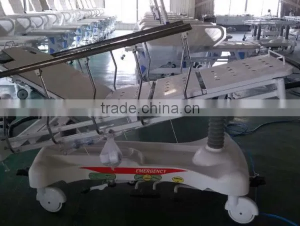 RS111-B Luxurious hydraulic, radiolucent, rise-and-fall stretcher cart