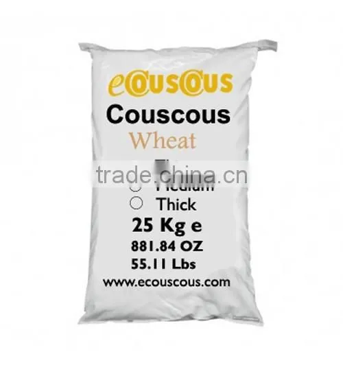 WholeSale Couscous Thick Grain. FDA Certification Couscous. Premium Couscous Thick Grain Bag 25 Kg. Thick Grain Bulk Couscous. photo-2