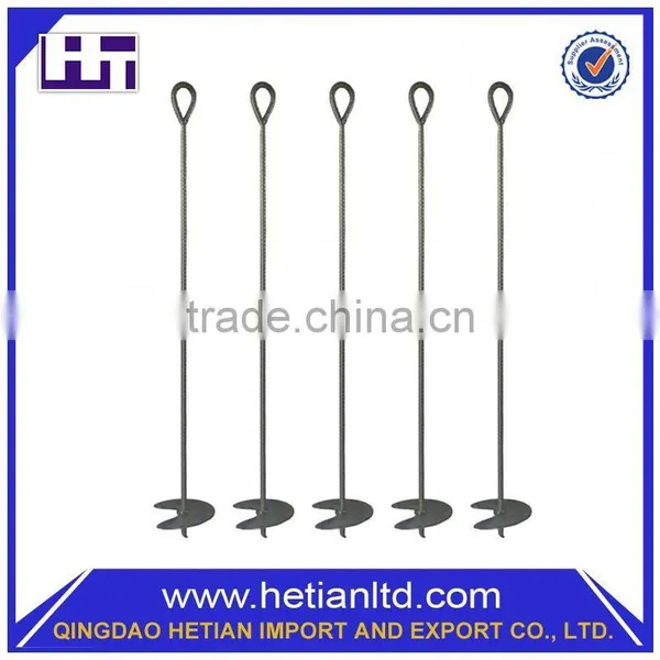 No Dig Ground Screw Pole Anchor Earth Auger Ground Screw Anchor photo-4