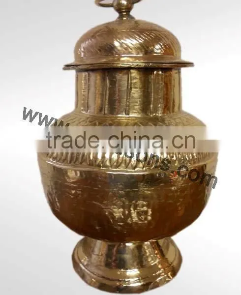 Hot Design Brass Metal Urns | Circular Base Urns | Floor Standing Urns photo-6