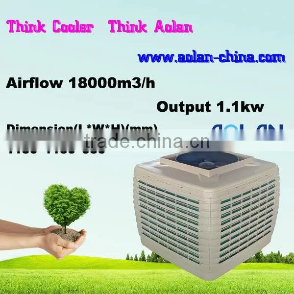 China UL Approved Air Flow 18,000 Evaporaitve Air Cooler