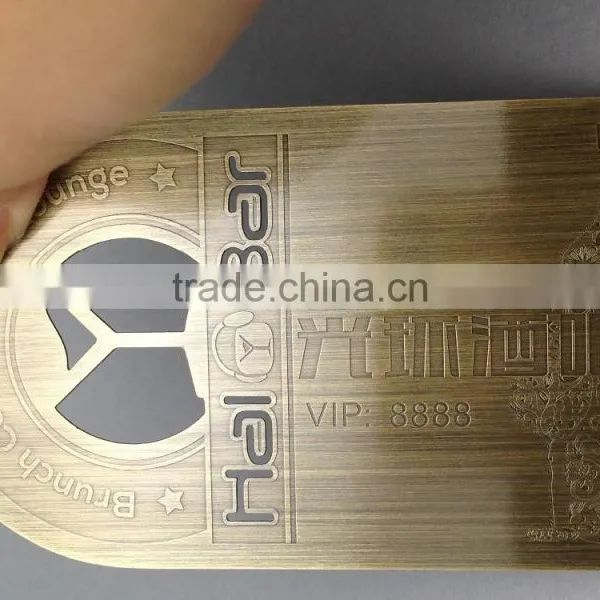 Best Price Copper Color Classic Metal Magnetic Cad for Business photo-5