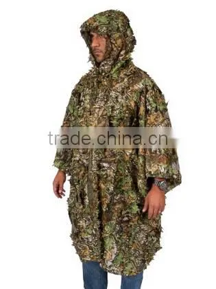 Ghillie Leafy Poncho - 3-D Solid Mesh photo-2