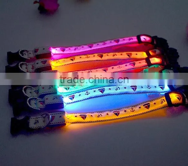 New Style Star Led Flashing Lights Dog Collar photo-3