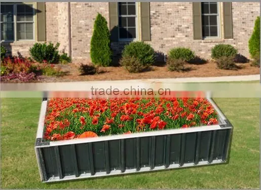 GALVANIZED STEEL RAISED GARDEN BED 65L*65W*30H cm photo-4