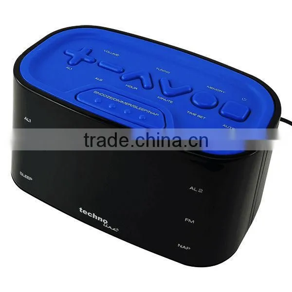 AM/FM Radio Station 12/24H Time Display Sleep Timer 220-240V Only / Technoline Digital Quartz Alarm Clock photo-5