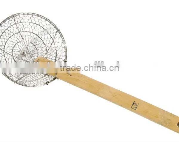 Stainless Steel Strainer With Wooden Handle photo-2