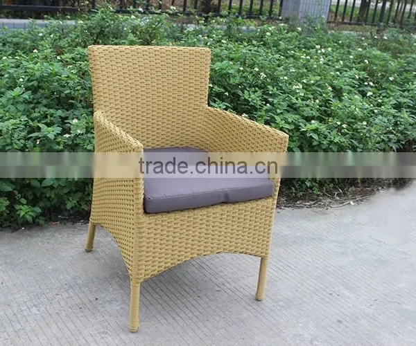 PE Rattan Furniture Dining Set Teakwood Table photo-5
