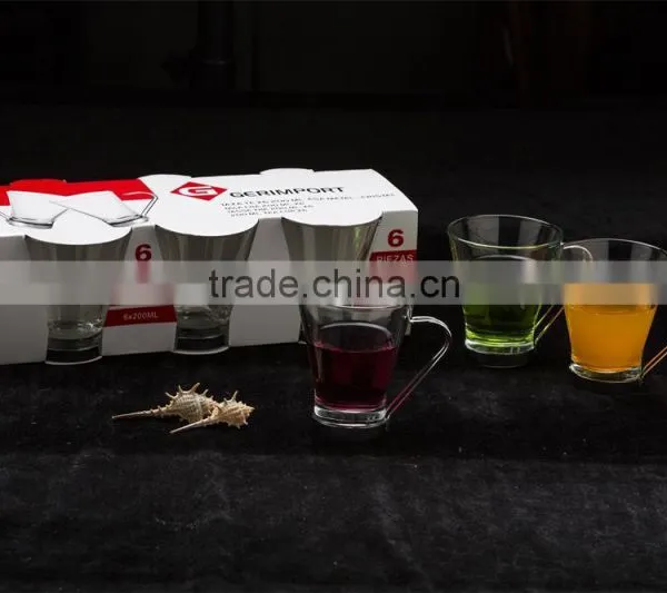 200ml Clear Glass Cup Glass Tea Cup photo-2