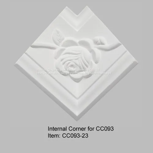 Crown Molding Trim With Rose Design photo-4