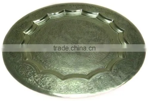 Hammered Embossed Charger Plate