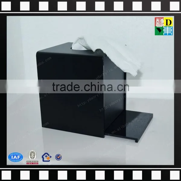 Custom Design Acrylic Hotel Use Tissue Box Luxury Acrylic Hotel Supplies PMMA Material 5star Hotel Use Cup Holder Made in China photo-4