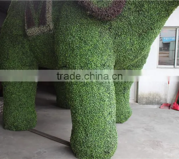 Artificial Design Nature Simulation Grass Plant Elephant Statue Animal Sculpture photo-5