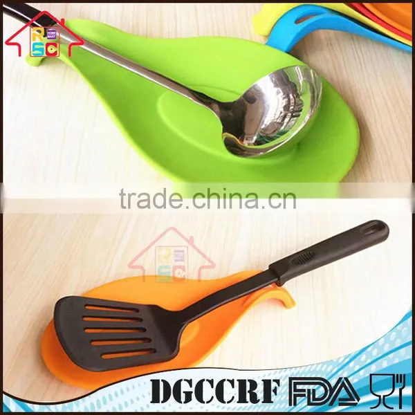 NBRSC High Temperature Silicone Spoon Pad for Food Grade Trivet Rest Heat Resistant photo-4