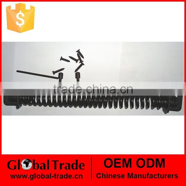 Black Garden Gate Spring Tension Adjustable Door Closer Shed 352479