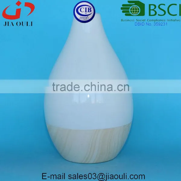 Hot Products Lucky Bamboo Design Ceramic Wood Print Vase for Home Decor photo-6