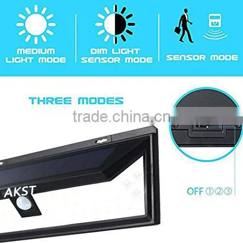 54 LED's Solar Power Night Light Waterproof Lamp Outdoor Garden Path Security Motion Sensor Wall Wireless photo-5