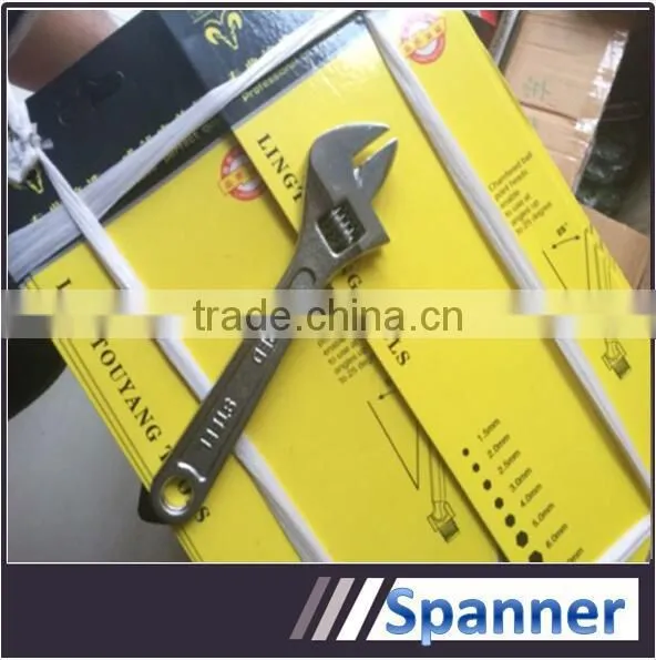 Steel Adjustable Spanner Wrench American Type Spanners