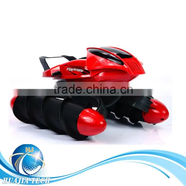 2.4G Electric Amphibious RC Tank Stunt Car Snow Water photo-3