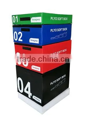 OEM Sport Gym Equipment Custom Logo Fitness Soft Foam Plyo Box