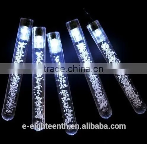 Cheap Oem 20 LED Ice Stick Shape Solar Power Outdoor Waterproof Holiday Light photo-2