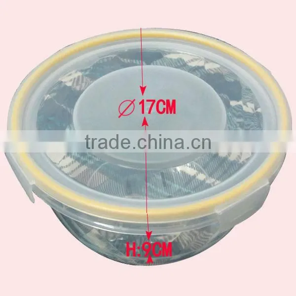 Lockable Plastic Stackable Vacuum Food Storage Crisper Box With Round Shape photo-2