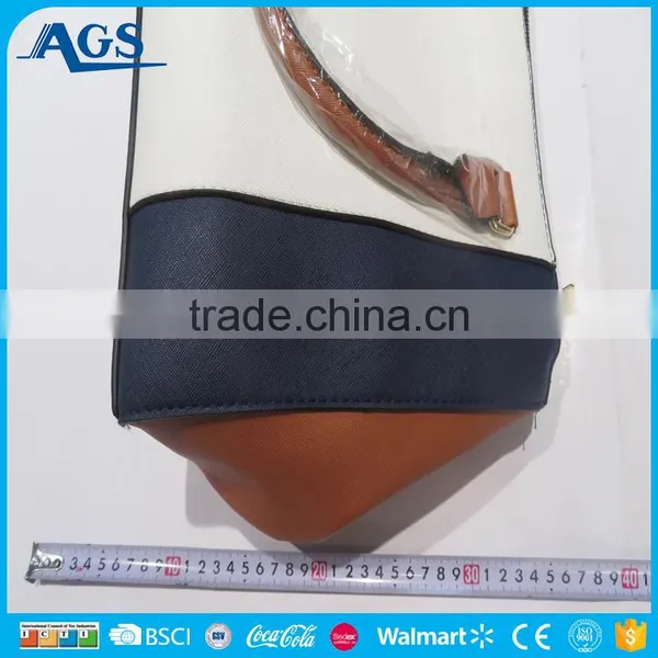 Double Zippers Tote Bag Custom Printed Fashion Bag photo-3