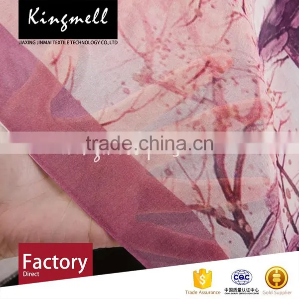 Custom Fashion 100% Pure Silk Fabric Transparent Silk Georgette Fabric photo-3