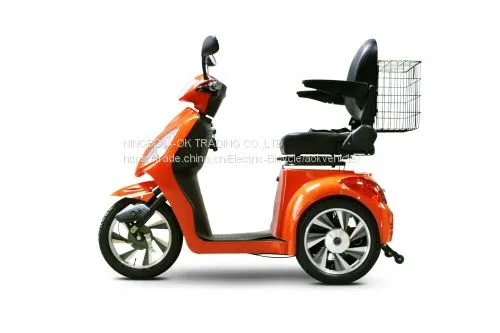 800W Lead-acid Electric Disabled Tricycle, CE Approved 3 Wheel Electric Scooter for Adults photo-4