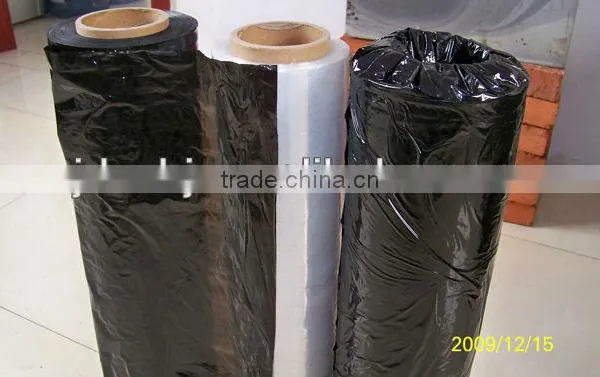 High Quality Black Strech Wrap With Logo