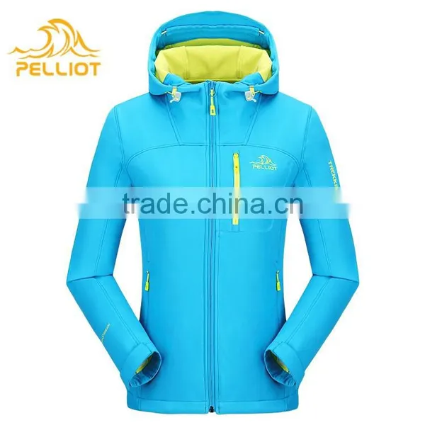 Pure Color Polyester Waterproof Softshell Women's Spring Jacket photo-3