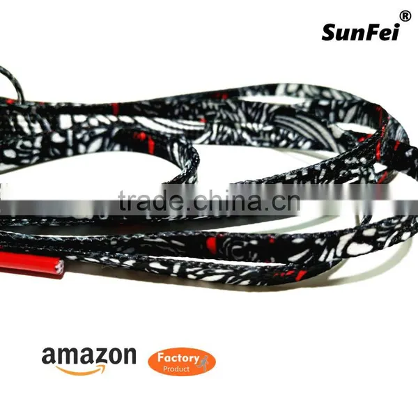 Heat-Transfer Printing Shoelaces for Hi-Top Boots Canvas and Air Jordan Yeezy Shoes - Accep Custom photo-3