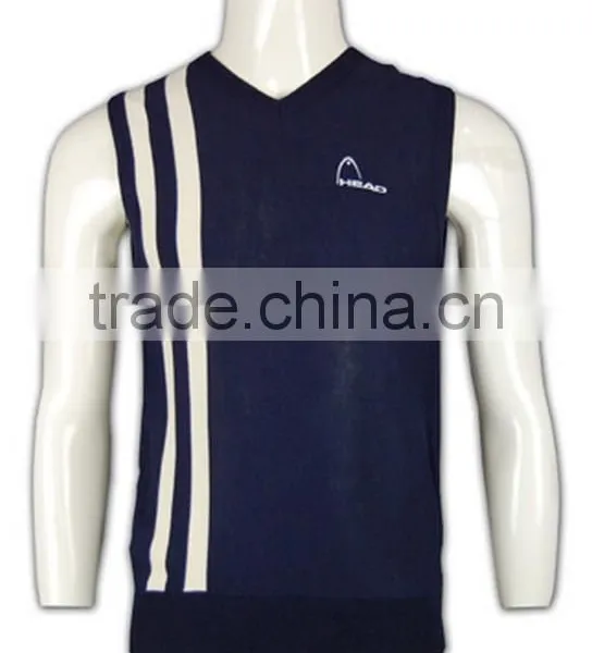 ISO9001/BSCI Manufature Fashionable Navy Blue Oversized Cardigan Vest photo-6