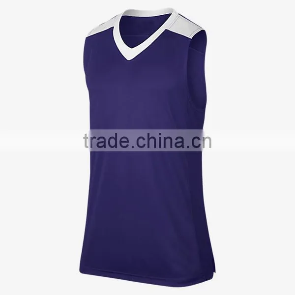 2017 Customized New Design Basketball Uniform Men's Sleeveless Reversible Cheap Basketball Jersey photo-4