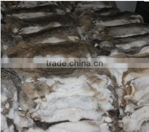 Top Quality Real Rabbit Fur / Natural Rabbit Skin / Rabbit Skin Price With Factory Price photo-3
